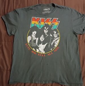 KISS Rock N Roll All Night Band Tee